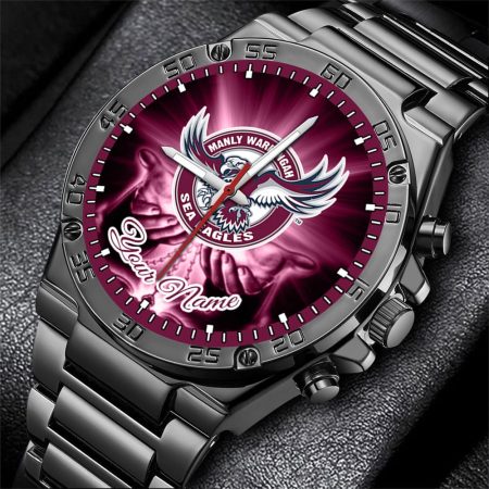 Manly Warringah Sea Eagles NRL New Style Personalized Watch Men Gift For Fans