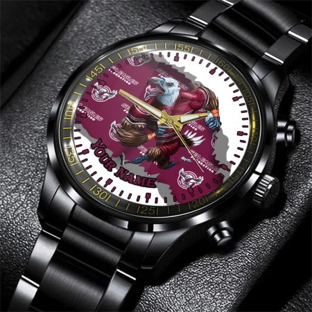 Manly Warringah Sea Eagles NRL Personalized Men Hand Watch Gift For Fans