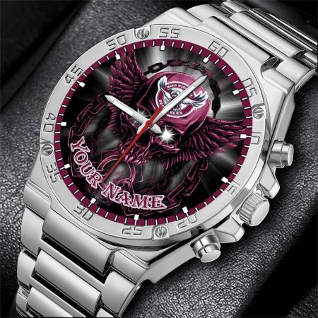 Manly Warringah Sea Eagles NRL Style Personalized Watch Men Gift For Fans