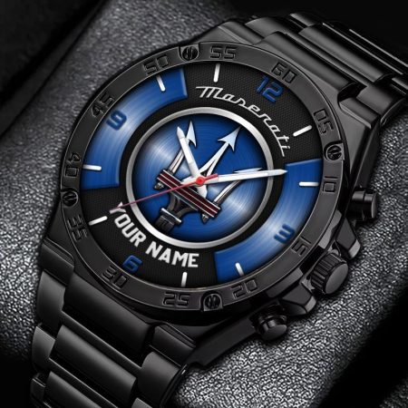 Maserati Car Personalized New Stainless Steel Hand Watch For Fans