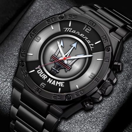 Maserati Car Personalized New Stainless Steel Hand Watch For Fans