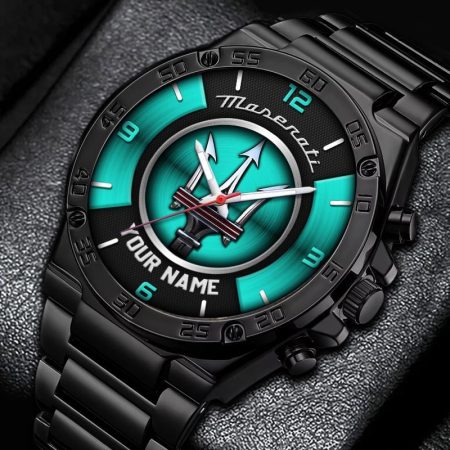 Maserati Car Personalized New Stainless Steel Hand Watch For Fans