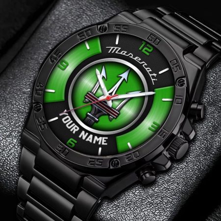 Maserati Car Personalized New Stainless Steel Hand Watch For Fans