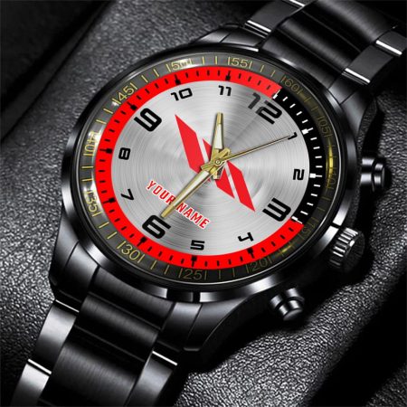 McCormick Tractor Personalized Black Stainless Steel Hand Watch For Fan