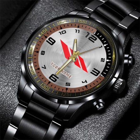 McCormick Tractor Personalized Black Stainless Steel Hand Watch For Fan