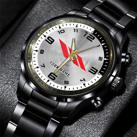 McCormick Tractor Personalized Black Stainless Steel Hand Watch For Fan