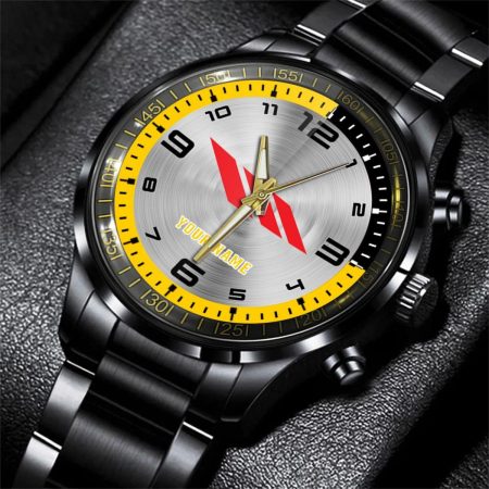 McCormick Tractor Personalized Black Stainless Steel Hand Watch For Fan