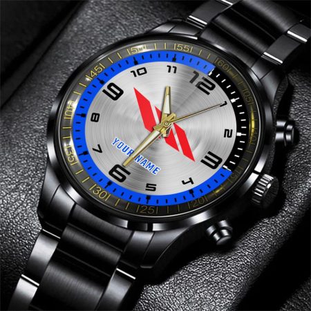 McCormick Tractor Personalized Black Stainless Steel Hand Watch For Fan