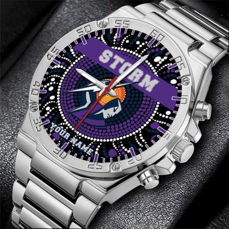 Melbourne Storm NRL Mode Personalized Watch Men Gift For Fans