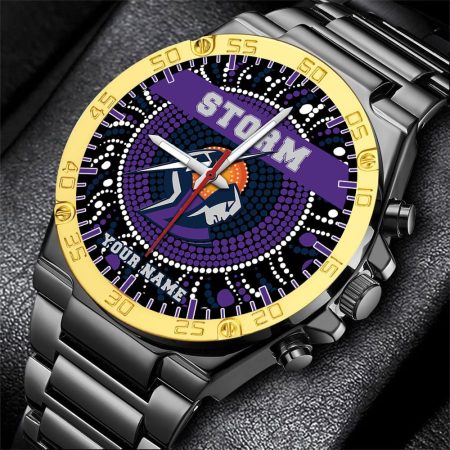 Melbourne Storm NRL Mode Personalized Watch Men Gift For Fans