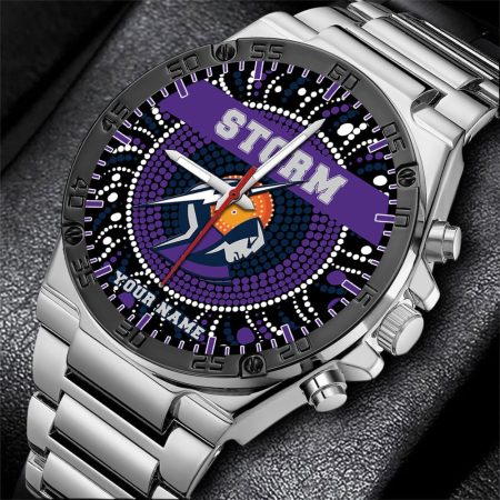 Melbourne Storm NRL Mode Personalized Watch Men Gift For Fans
