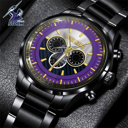 Melbourne Storm NRL New Custom Name Hand Watch Gifts For Fans