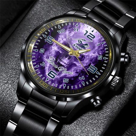 Melbourne Storm NRL Personalized Black Hand Watch Gift For Fans