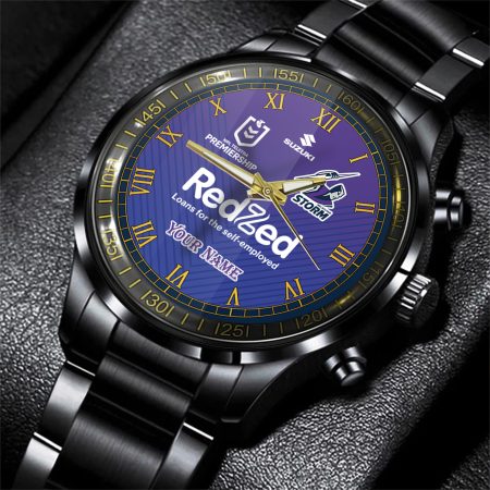 Melbourne Storm NRL Personalized Style 3D Men Hand Watch Gift For Fans