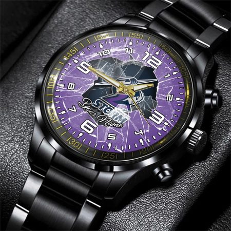 Melbourne Storm NRL Personalized Style 3D Men Hand Watch Gift For Fans