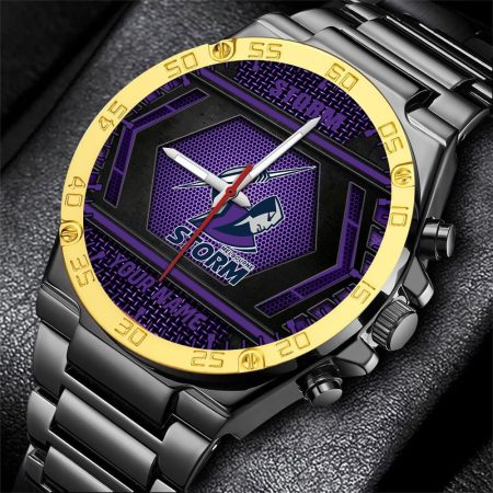Melbourne Storm NRL Personalized Watch Men Gift For Fans