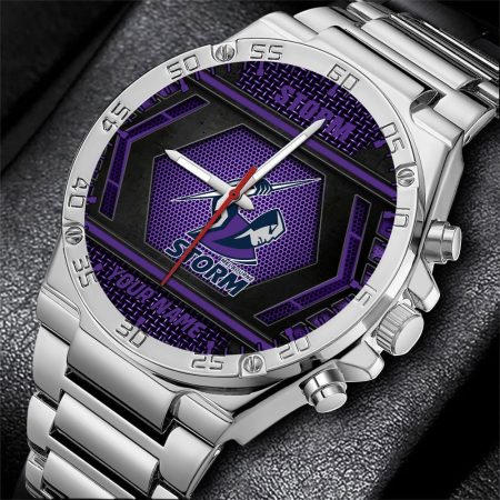 Melbourne Storm NRL Personalized Watch Men Gift For Fans