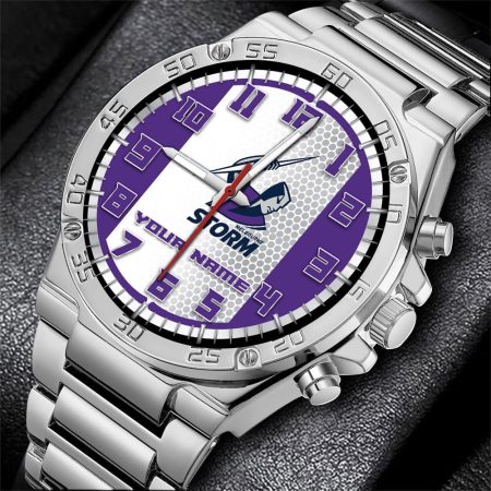 Melbourne Storm NRL Personalized Watch Of Wrist Of Men Gift For Fans