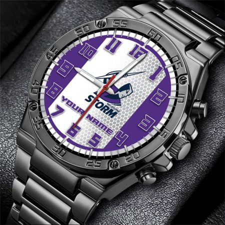 Melbourne Storm NRL Personalized Watch Of Wrist Of Men Gift For Fans