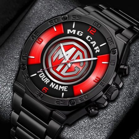 MG Car Personalized New Stainless Steel Hand Watch For Fans