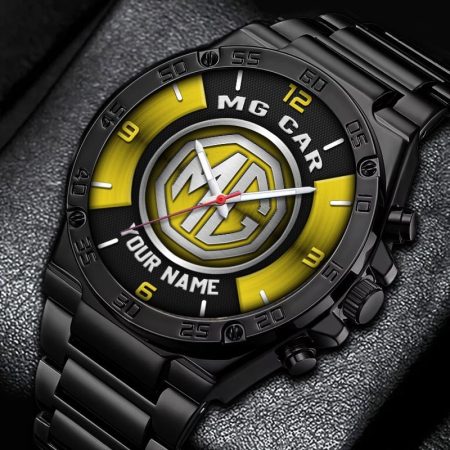 MG Car Personalized New Stainless Steel Hand Watch For Fans
