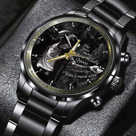 Michael Jackson Music Black Stainless Steel Watch Gift For Fan