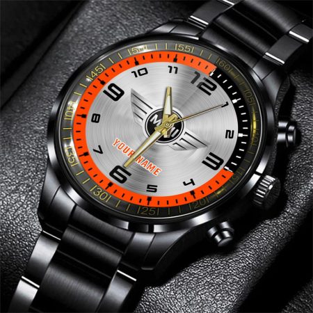 Mini Car Personalized Black Stainless Steel Hand Watch For Fan