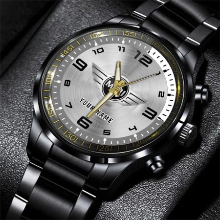 Mini Car Personalized Black Stainless Steel Hand Watch For Fan