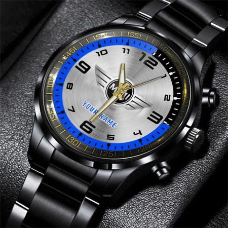 Mini Car Personalized Black Stainless Steel Hand Watch For Fan