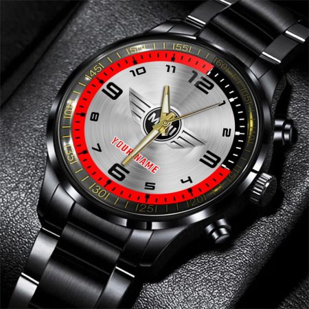 Mini Car Personalized Black Stainless Steel Hand Watch For Fan