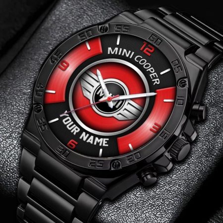 Mini Cooper Car Personalized New Stainless Steel Hand Watch For Fans