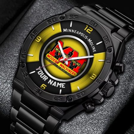 Minneapolis Moline Tractor Personalized New Stainless Steel Hand Watch For Fans