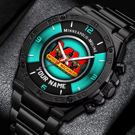 Minneapolis Moline Tractor Personalized New Stainless Steel Hand Watch For Fans
