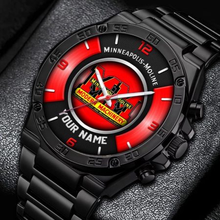 Minneapolis Moline Tractor Personalized New Stainless Steel Hand Watch For Fans