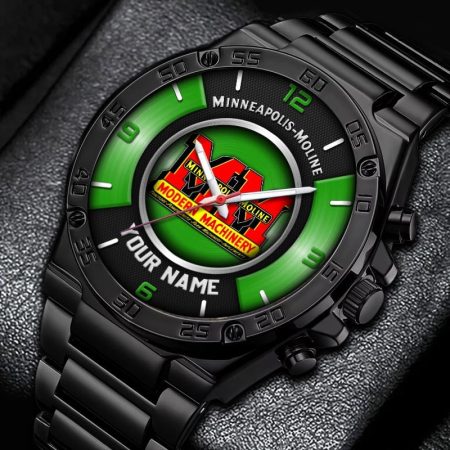 Minneapolis Moline Tractor Personalized New Stainless Steel Hand Watch For Fans