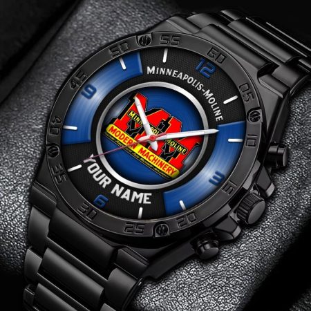 Minneapolis Moline Tractor Personalized New Stainless Steel Hand Watch For Fans