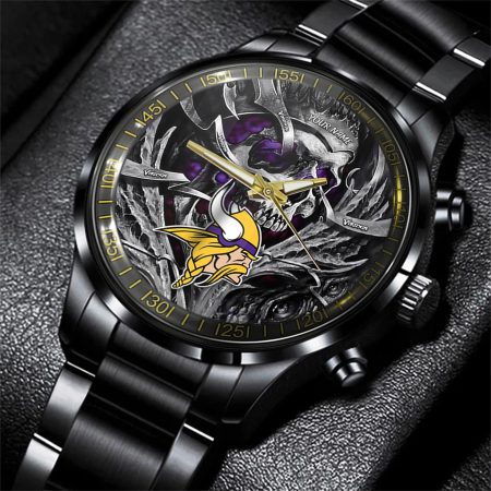 Minnesota Vikings NFL Men Hand Watch Personalized Gift For Fans