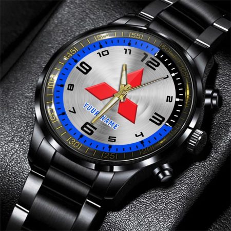 Mitsubishi Fuso Truck Personalized Black Stainless Steel Hand Watch For Fan