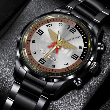 Moto Morini Motorcycle Personalized Black Stainless Steel Hand Watch For Fan