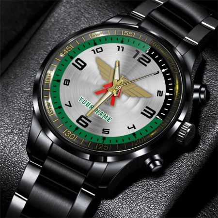 Moto Morini Motorcycle Personalized Black Stainless Steel Hand Watch For Fan