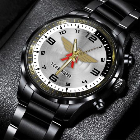 Moto Morini Motorcycle Personalized Black Stainless Steel Hand Watch For Fan