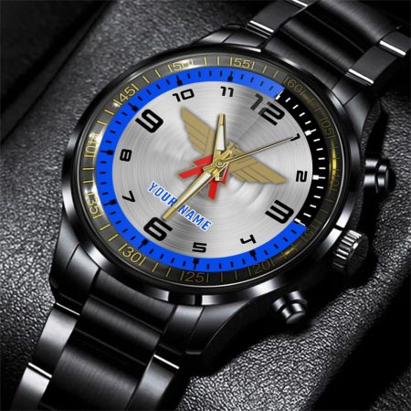 Moto Morini Motorcycle Personalized Black Stainless Steel Hand Watch For Fan