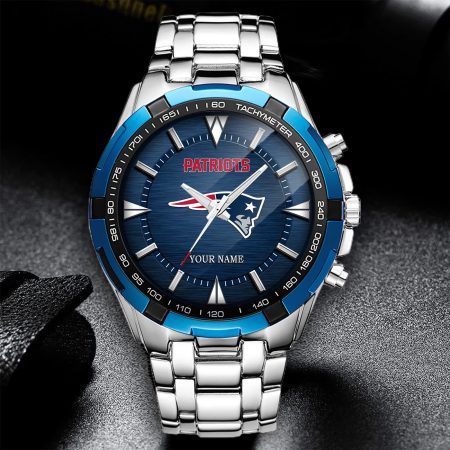 New England Patriots NFL Alloy Men Quartz Watch Personalized Gift For Fan