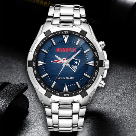 New England Patriots NFL Alloy Men Quartz Watch Personalized Gift For Fan