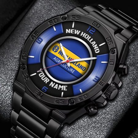 New Holland Tractor Personalized New Stainless Steel Hand Watch For Fans