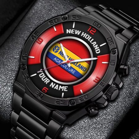 New Holland Tractor Personalized New Stainless Steel Hand Watch For Fans