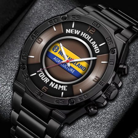 New Holland Tractor Personalized New Stainless Steel Hand Watch For Fans