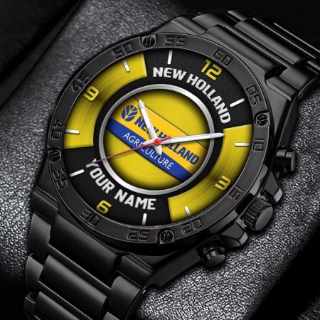 New Holland Tractor Personalized New Stainless Steel Hand Watch For Fans