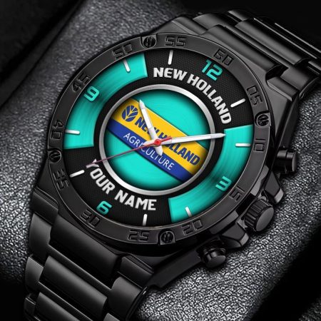 New Holland Tractor Personalized New Stainless Steel Hand Watch For Fans