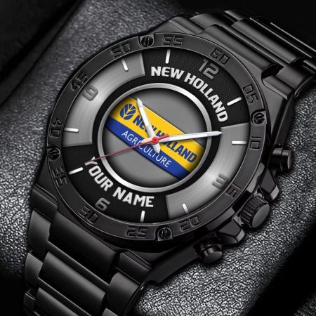 New Holland Tractor Personalized New Stainless Steel Hand Watch For Fans